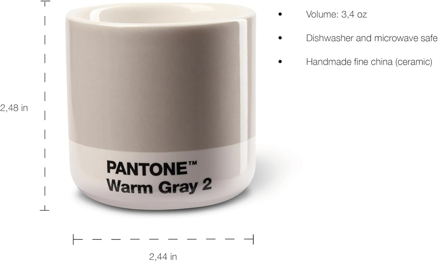 Copenhagen Design Pantone Macchiato Cup - Coffee, Latte, Macchiato Mug - 3.34oz/100ml, Orange 021