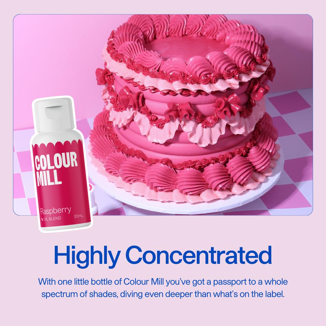 Colour Mill Oil-Based Food Coloring, 20 Milliliters Concrete