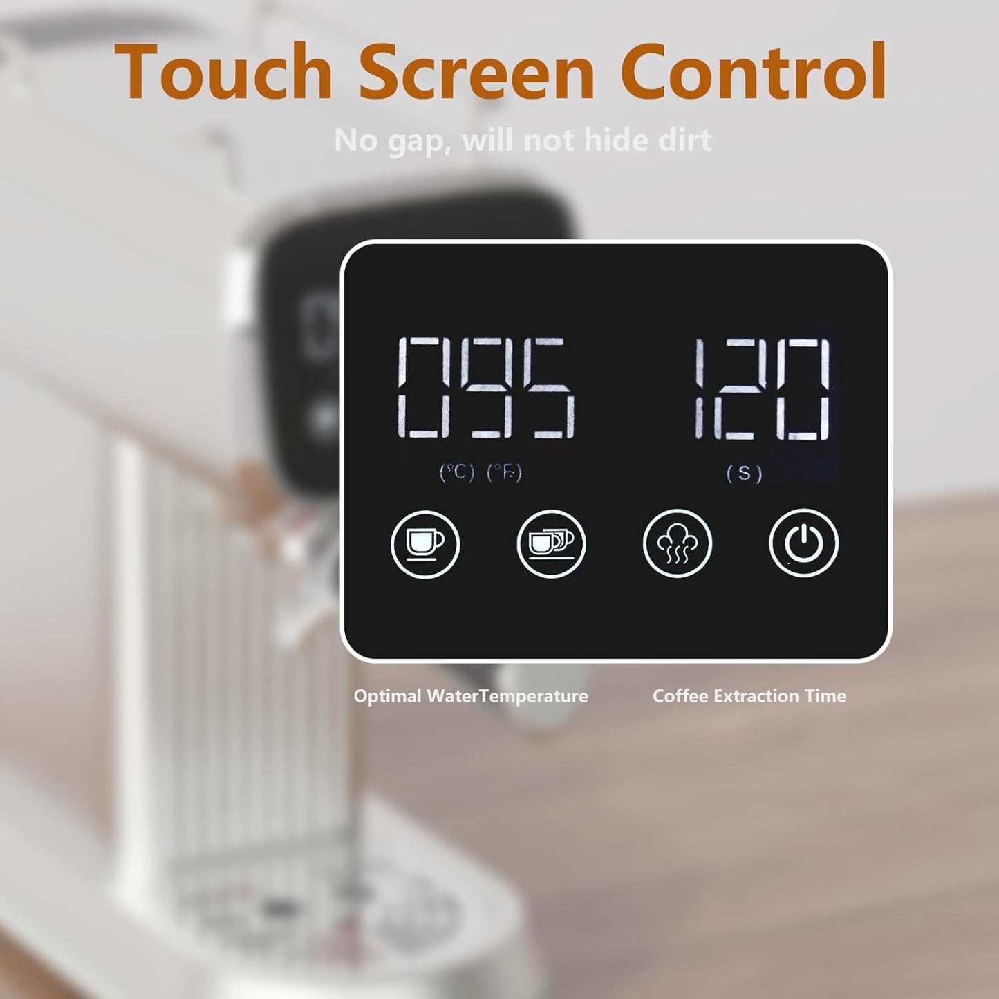 Espresso Machine with Steam Milk Frother:20 Bar Expresso Coffee Machines for Home-Espresso Maker with 27 oz Water Tank-Barista Coffee Maker for Americano Cold Brew Latte Cappuccino