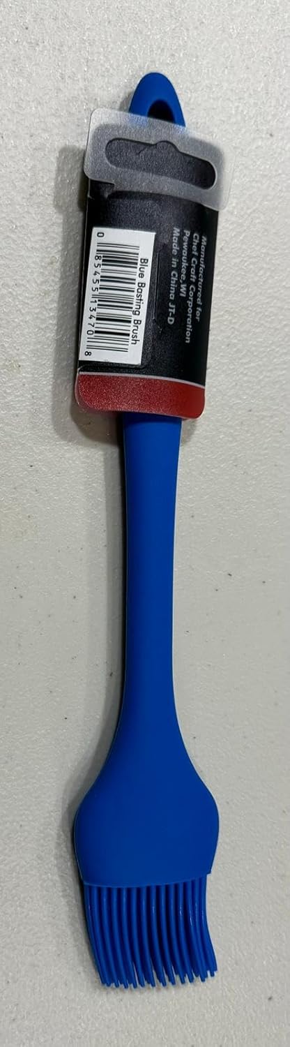 Chef Craft Premium Silicone Basting Brush, 10.25 inch, Blue