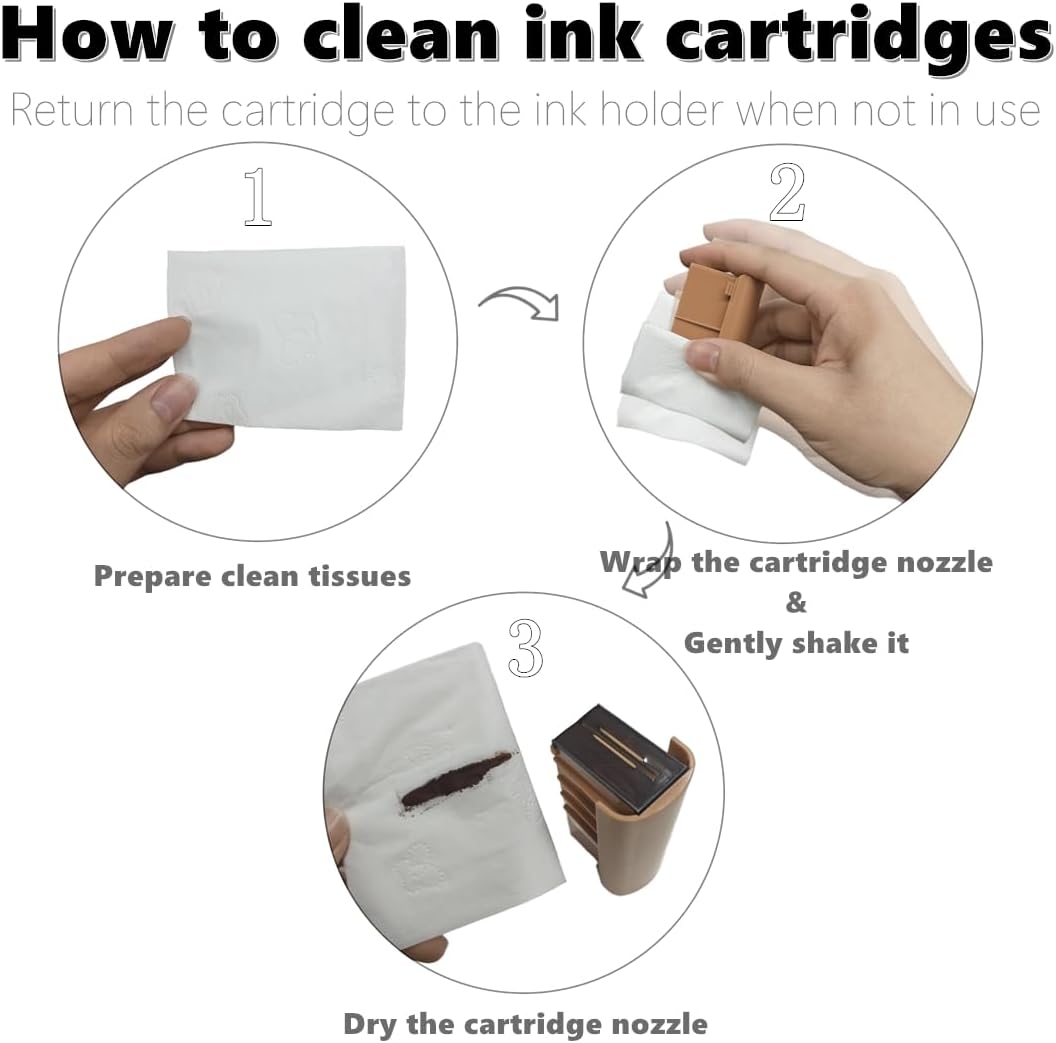 Handheld Food PrintPen Portable Mini Coffee PrintPen Latte Art Macaron Cookie DIY Design PrintPen, Christmas Gifts Bluetooth 4.2-1PCS Brown Color