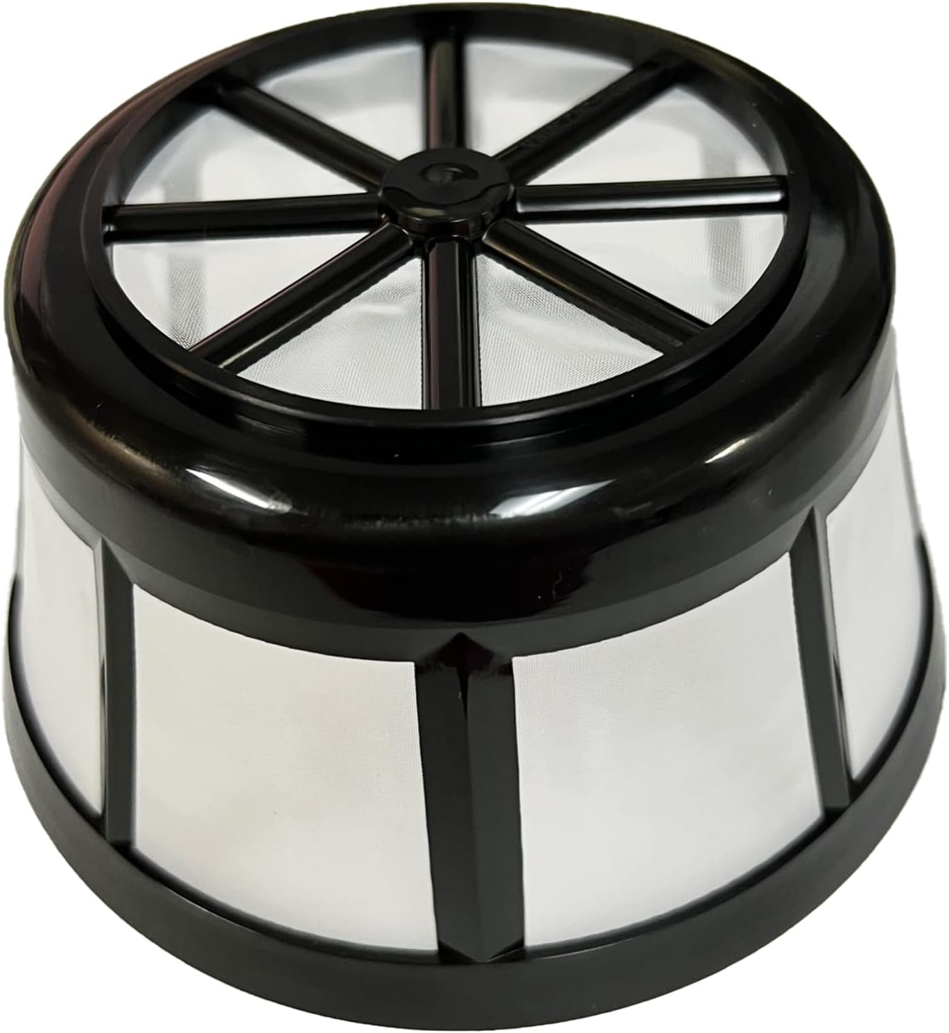 GoldTone Brand Reusable 8-12 Cup Basket Filter | Reusable Basket Coffee Filter Nylon Mesh fits Mr. Coffee, Black + Decker, Proctor Silex (1 Pack)