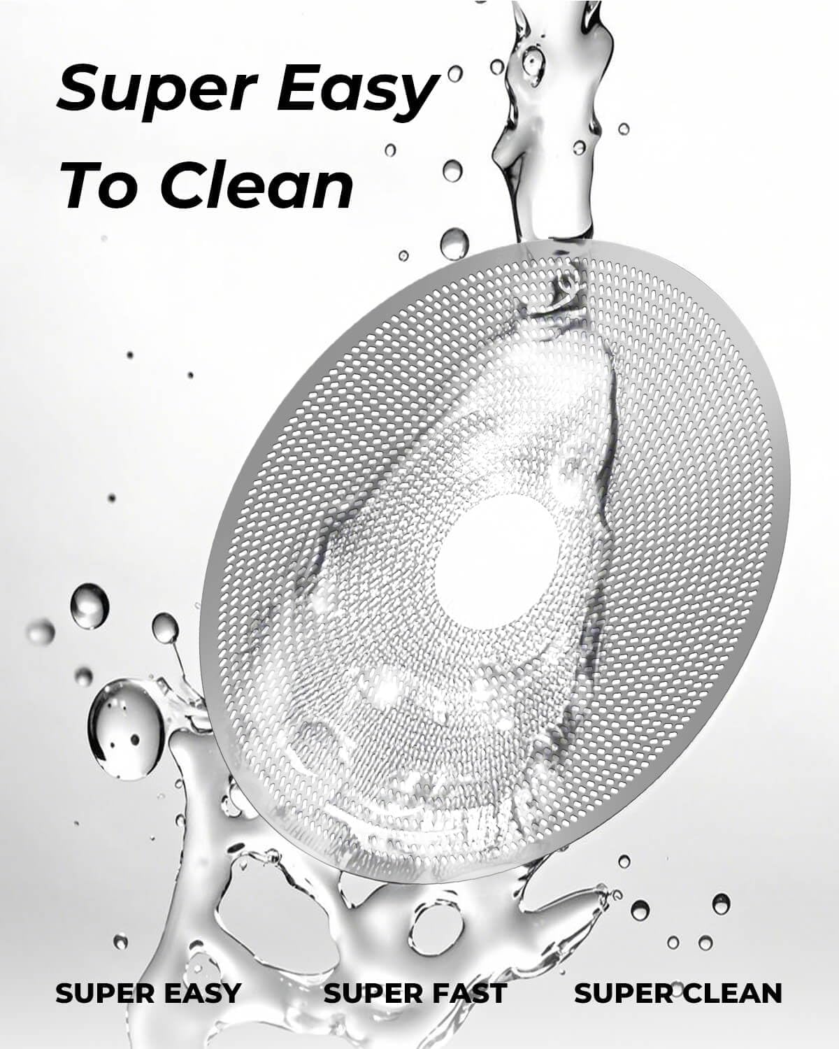 58mm Espresso Puck Screen with Round Hole in the Middle - 0.2mm Ultra Thin Espresso Puck, Stainless Steel Reusable Coffee Filter, Suitable for La Marzocco/Gaggia