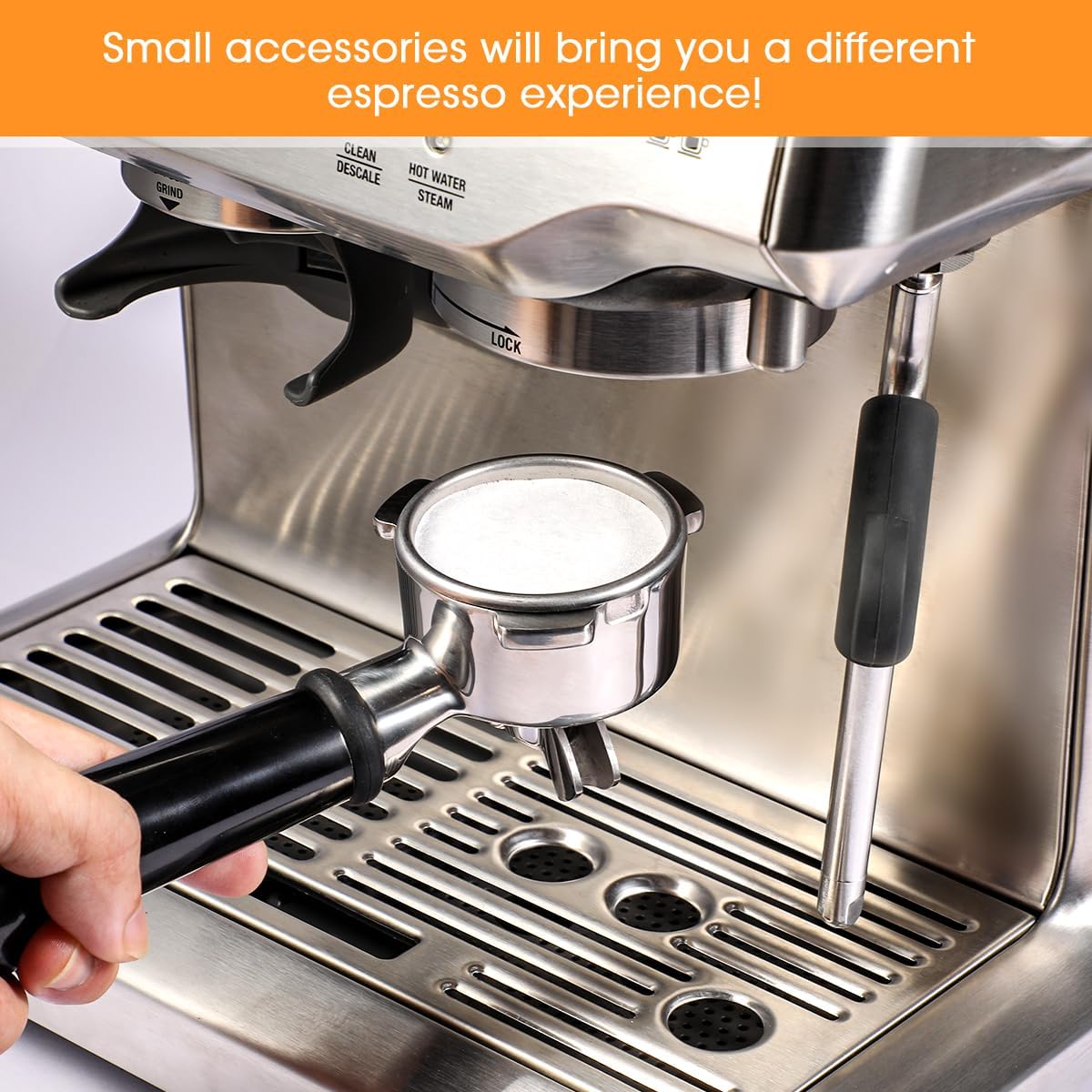 Aieve Espresso Paper Filter Compatible with Breville Barista Coffee Maker, 54 mm Portafilter Paper Filter Puck Screen Espresso Accessories (400 Pcs)