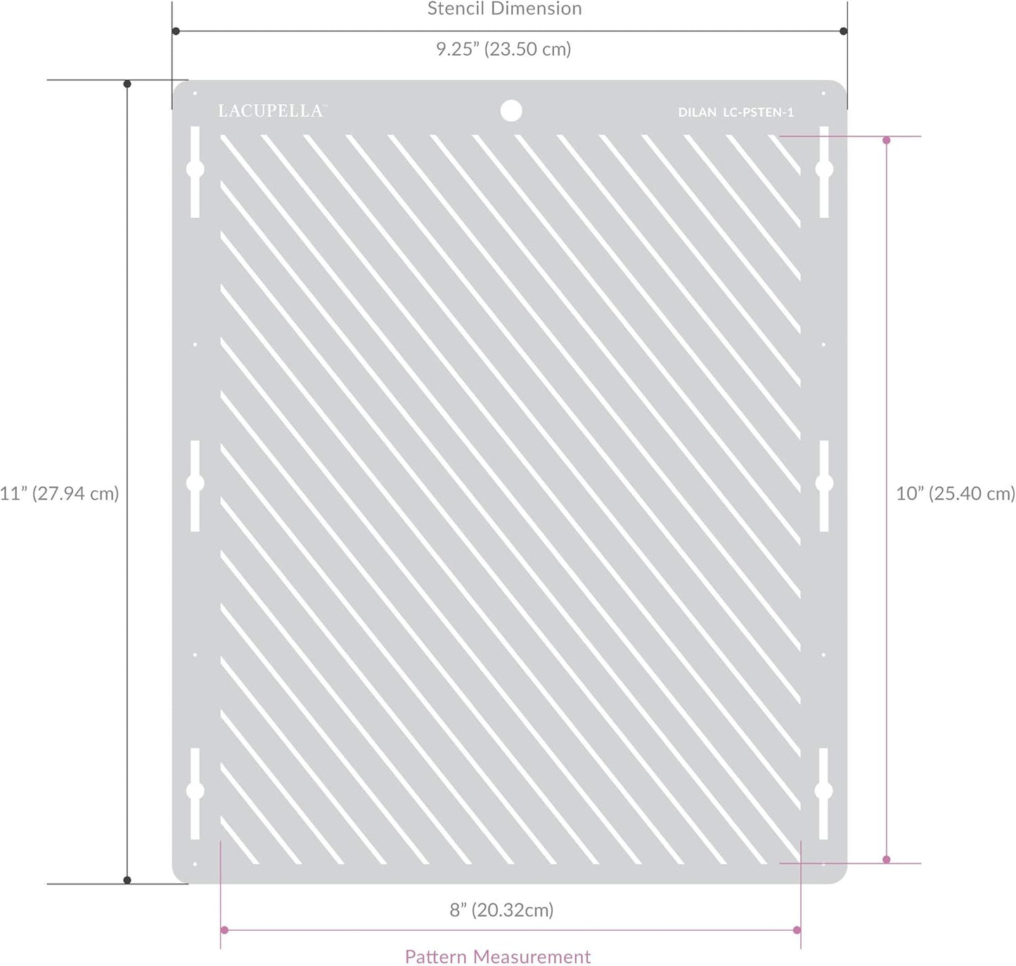 Cake Decorating Stencil for Tall Buttercream Cake, Royal Icing, Ganache, Paint, Airbrush (ARRO)