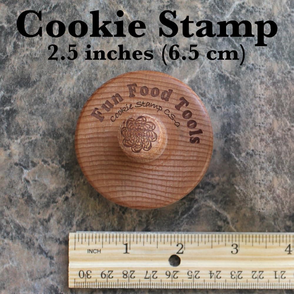 Wood Cookie Stamp, 2.5 Inch (Star of David CS-089)