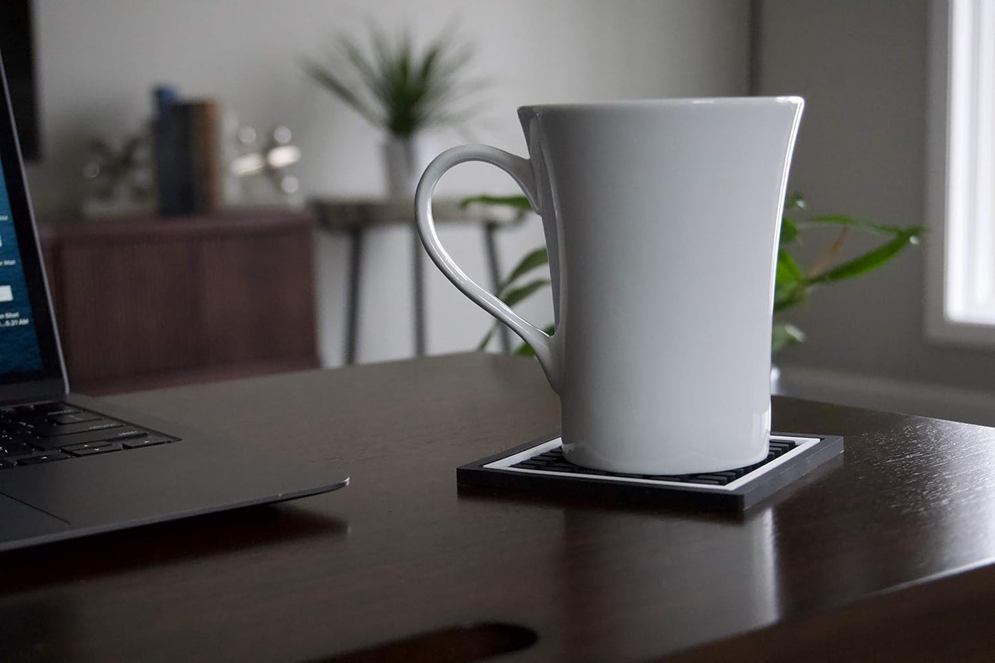 Highball & Chaser Coasters, 12in x 6in. 1cm (6 Pack) Thick Durable and Stylish Bar Mat for Spills, Service Mat for Coffee, Bars, Restaurants CounterTop Dish Drying Mat, Glass Drying Mat (6 Pack)