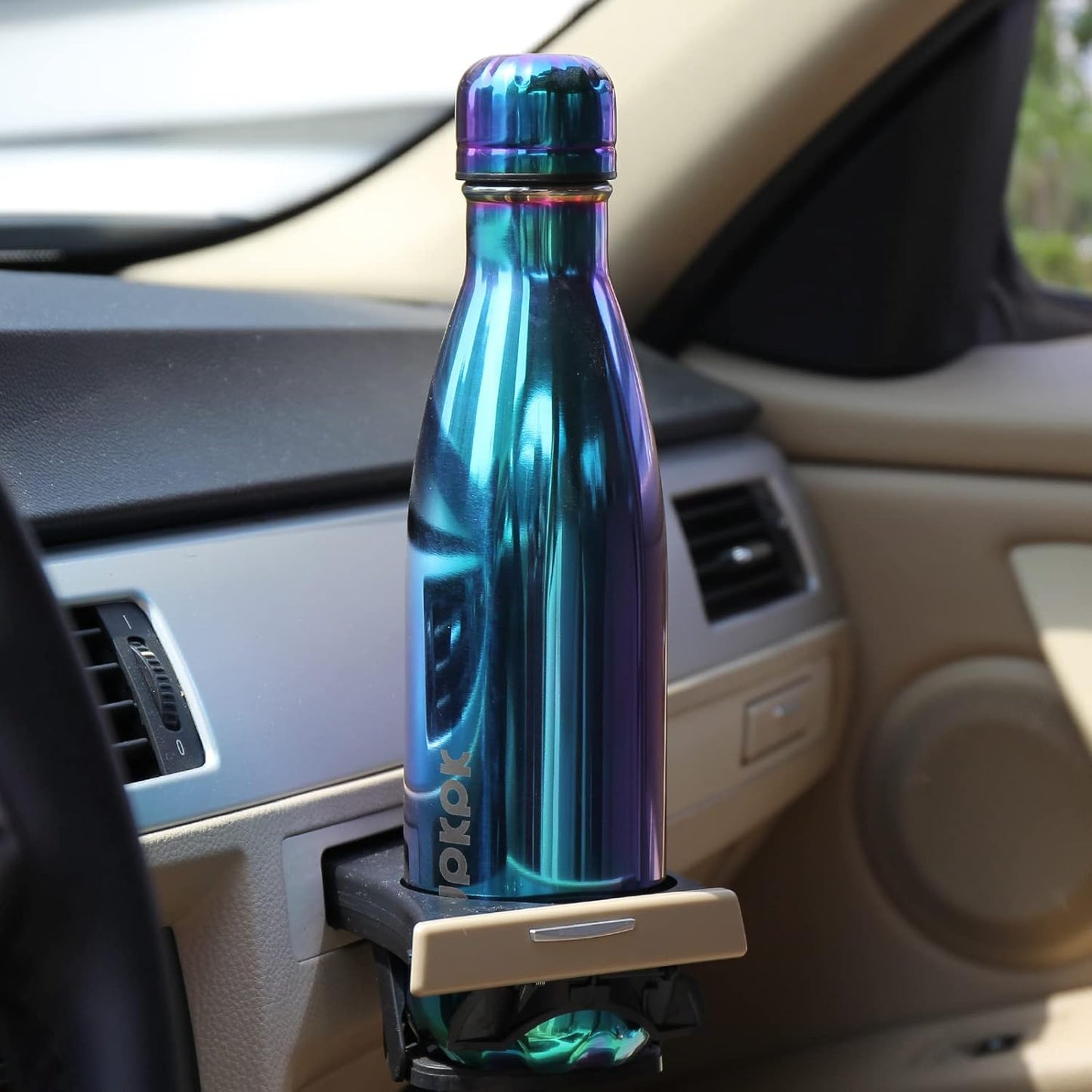 BJPKPK 25oz Insulated Stainless Steel Water Bottle BPA Free, Shining Gold