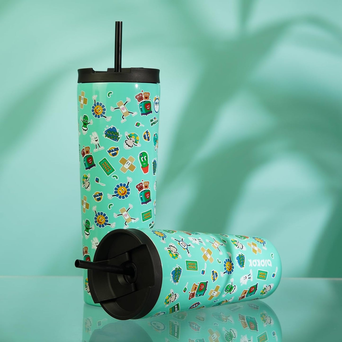 BJPKPK 30oz Stainless Steel Insulated Tumbler With lid And Straw Travel Coffee Thermal Tumblers Cup For Women And Men,Passionate Pink