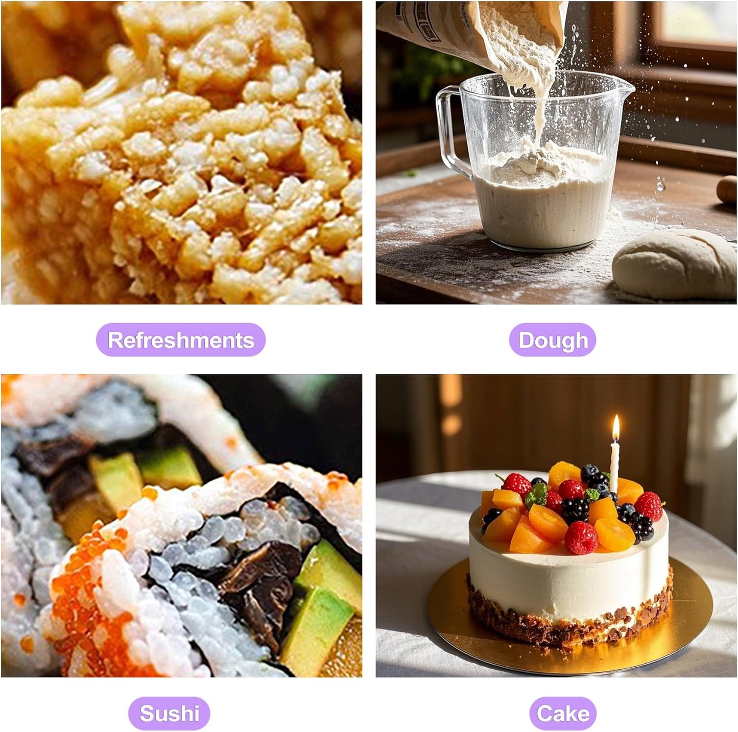 2 Pack Stainless Steel Dough Cutter Scraper Set - Bench Scraper & Pastry Knife with Measuring Marks - Bread Dough Baking Professional Kitchen Tool