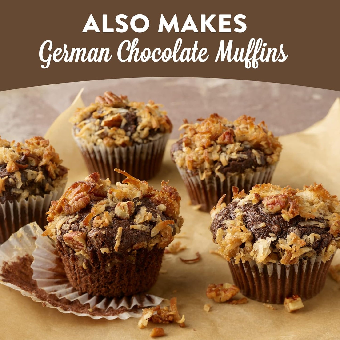 Krusteaz Muffin Mix, Double Chocolate Muffin Mix, Made with Real Chocolate Chips & No Artificial Flavors, Colors or Preservatives, 20 Ounce Box (Pack of 4)