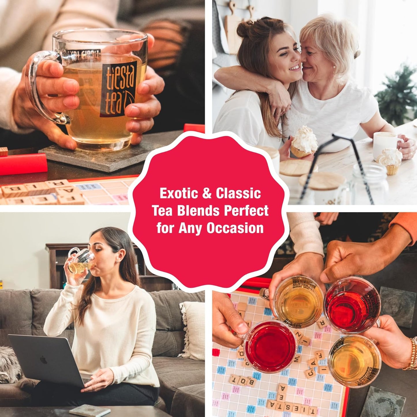 Tiesta Tea - Black Thai Tropical, Loose Leaf, Mango Citrus Black Tea, Premium Blend, Caffeinated, Make Hot or Iced Brews Up to 200 Cups, 16 Ounce Resealable Bulk Pouch