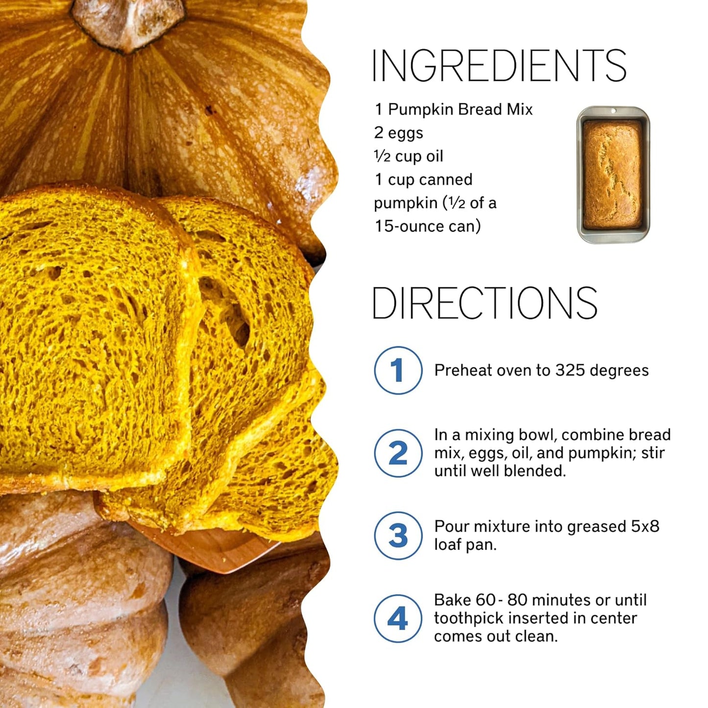 Southern Living Gourmet Pumpkin Bread Mix, Easy-to-Bake Delight, Perfect for Potlucks, Fall Dessert, Pumpkin Bread Mix, 1 Mix