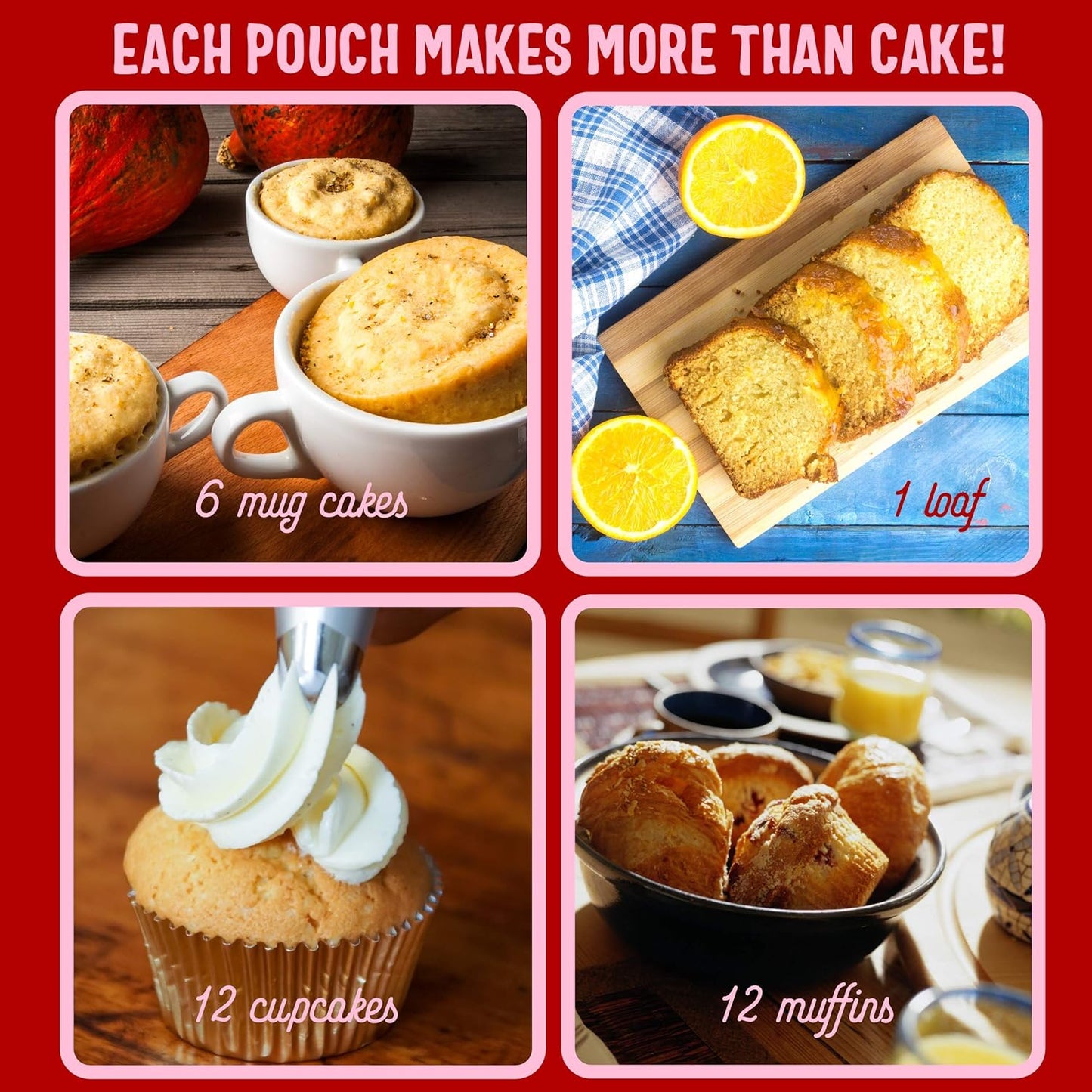 Sweet Logic Keto Baking Mix - Orange Almond Muffin - Gluten-Free - Dairy Free - Diabetic-Friendly - High Protein - Allulose - Stevia - Low Sugar - Low Carb - Quick 20-Minute Prep (1-2G Net Carbs Per Serving)