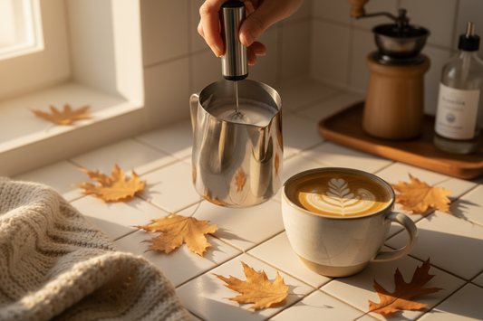 Milk Frothing at Home: Café microfoam without the bulky machine