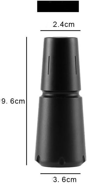 Modern Coffee WDT Espresso Distribution Tool, Geometric Design, Manual Adjustable, Black