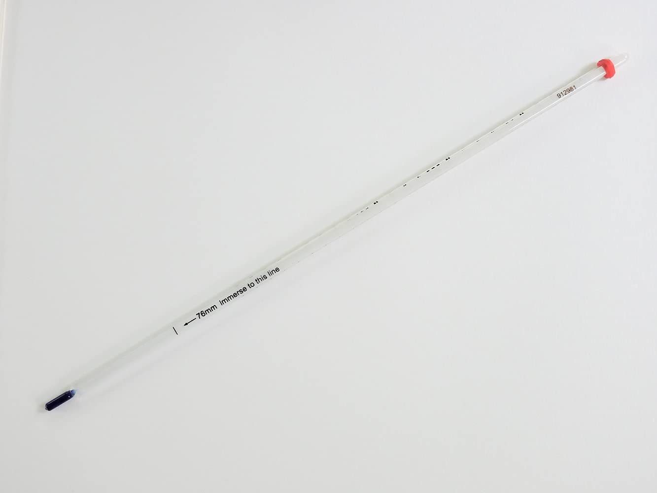 SP H-B DURAC General Purpose Lab Thermometer 76mm Immersion Glass Liquid Thermometer for Laboratories, Universities, Food and Beverage Processing, 20 to 500 Degrees Fahrenheit