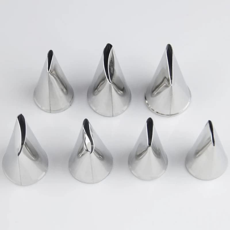 Rose Petal Piping Tips,Flower Icing Piping Nozzles Tips Set for Frosting Pastry Cake Decorating Tools,7 Pcs