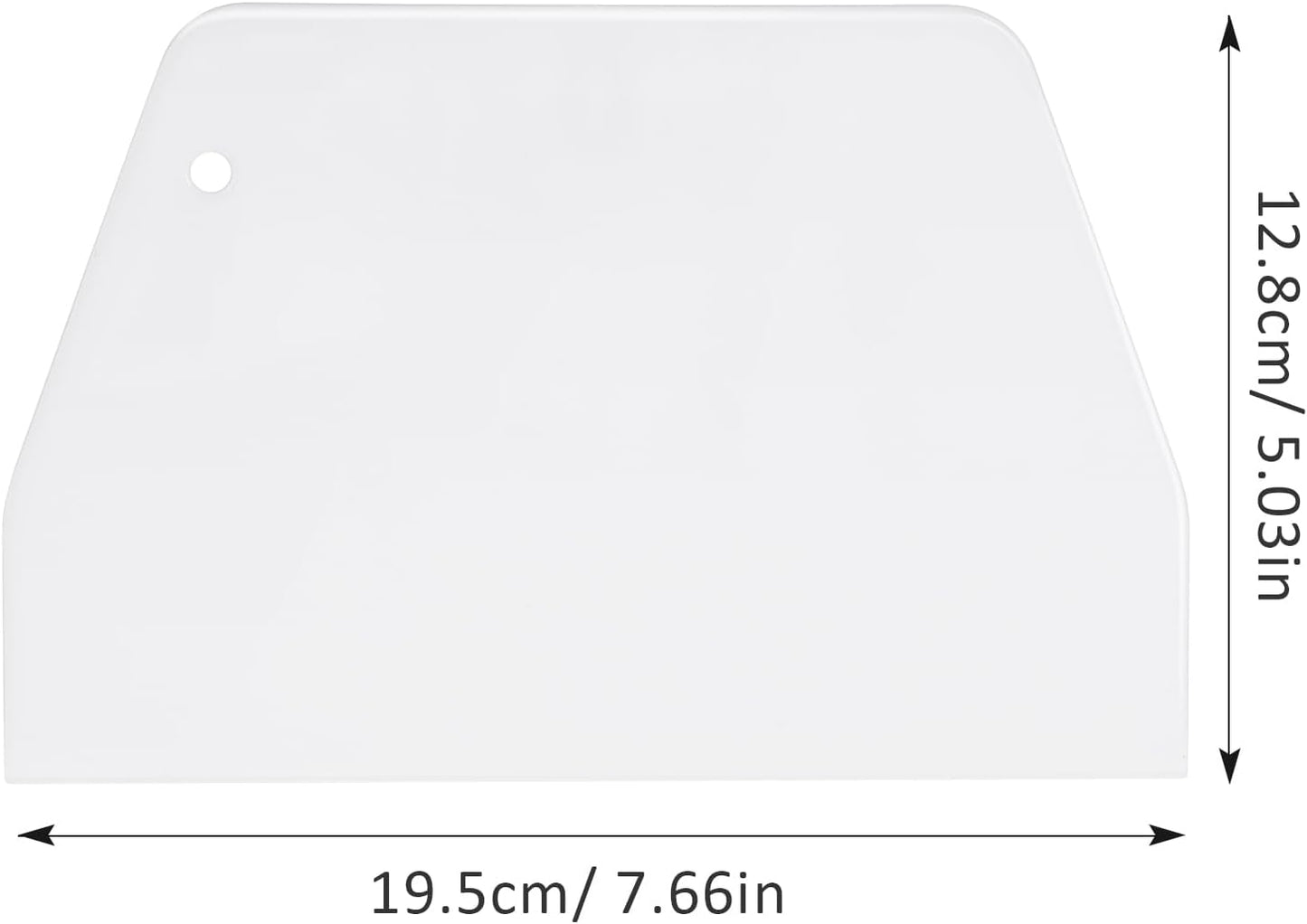 Cabilock 2pcs Cake Scraper Icing Smoother Flexible Plastic Cake Scraper Smoother for Bakery Pastry Cake Decoration Kitchen DIY Baking Tool