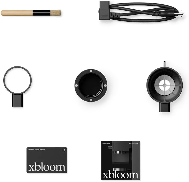 xBloom Studio – The Ultimate Coffee Machine – Drip Coffee Maker with Integrated Grinder, Scale, and 3 Levels of Automation, Moonlight White