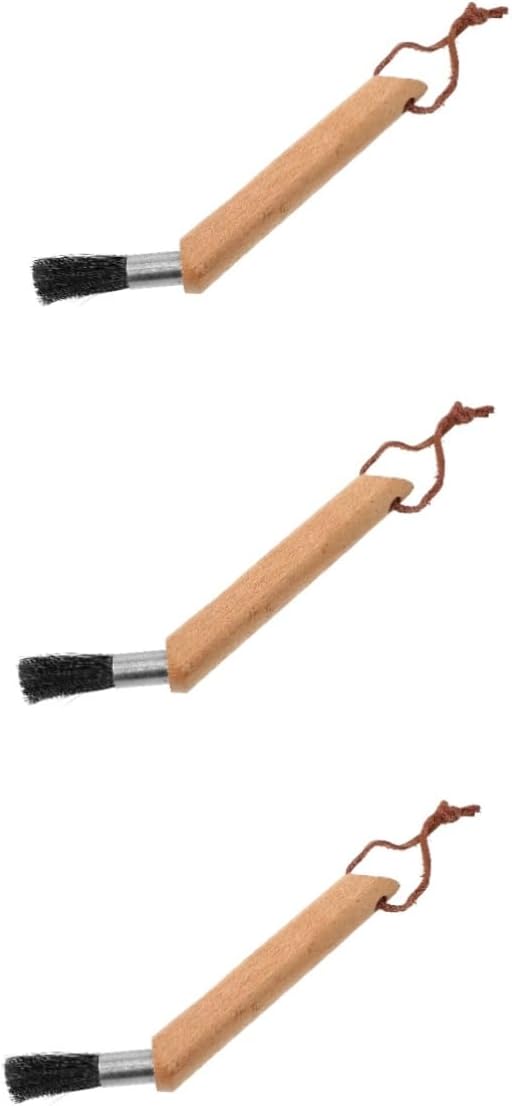 ARTIBETTER 3pcs Professional Coffee Machine Cleaning Brush Natural Bristles Essential Espresso Tool for Thorough Cleaning and Maintenance of Coffee Grinders and Machines