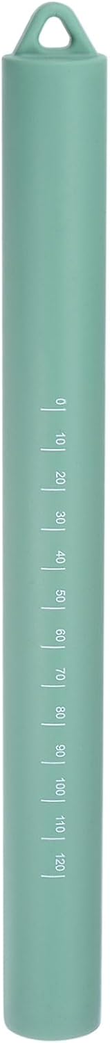 HARFINGTON Silicone Rolling Pin 10" Silicone Surface Non-Stick Stainless Steel Inner Core Dough Roller Kitchen Roller for Baking Pastry Pizza Fondant Bread, Green