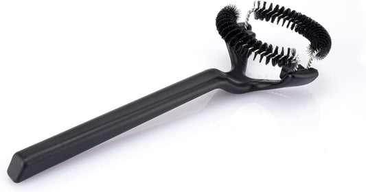 Espresso Coffee Machine Cleaning Brush, 58mm Group Head Portafilter Brush Cleaner, Detachable 360° Nylon Bristles, Barista Brew Head Cleaning Tool for Home Kitchen