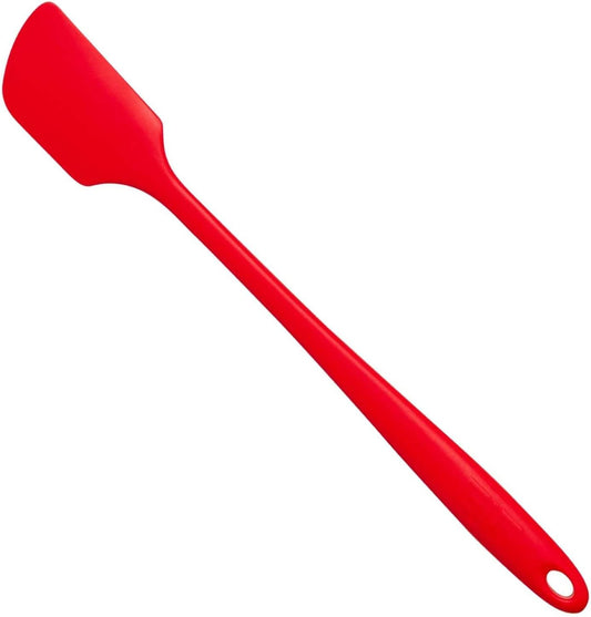 GIR: Get It Right Silicone Spatula - 11-Inch Red Skinny Jar Spatula - Heat Resistant & Nonstick Fiberglass Core -Flexible Kitchen Tool