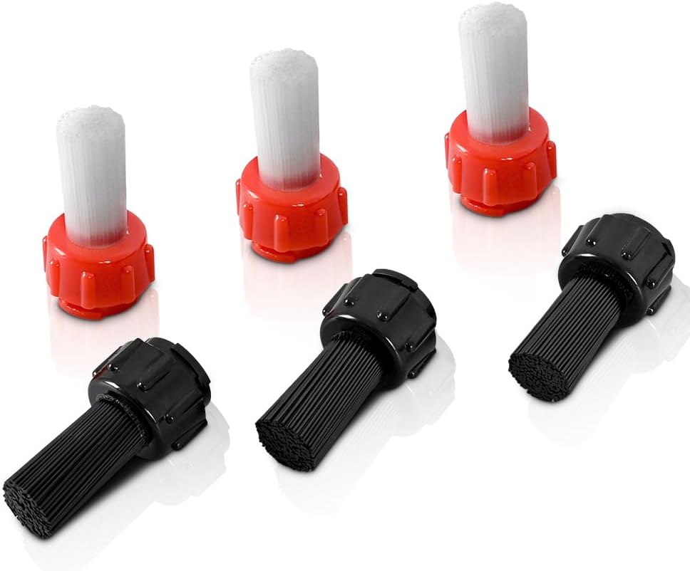 Espresso Machine Cleaning Brush Kit - CAFEMASY 6pcs Replacement Coffee Cleaning Brush Head