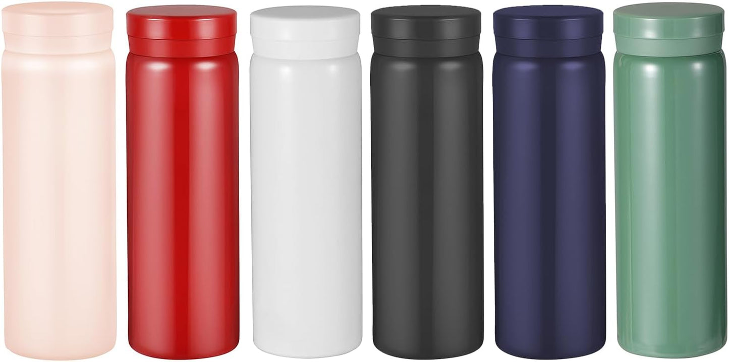 10oz Mini Water Bottle Stainless Steel Thermos Small Flask - Insulated Vacuum, Leak Proof, Keeps Drinks Hot/Cold - Ideal for Coffee, Tea, Water