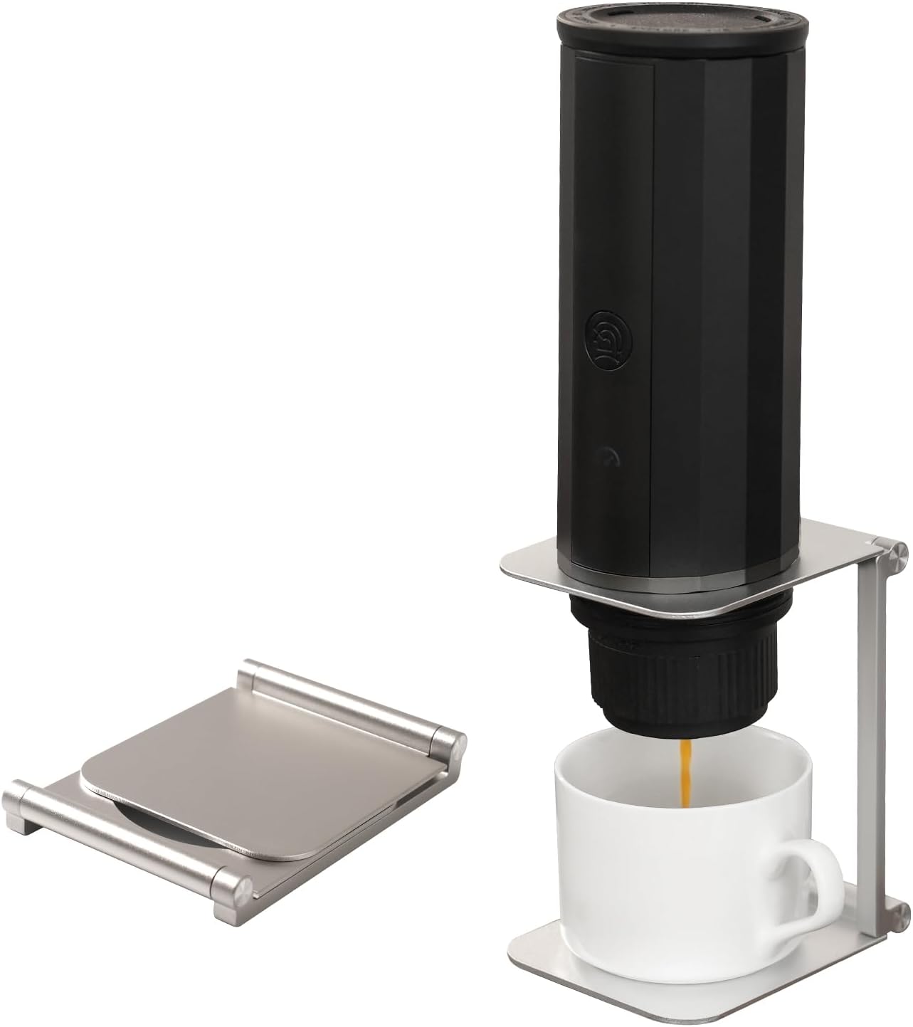 Pour over Dripper Stand,Portable &Foldable Espresso Machine Stand,Office coffee stand with base,Suitable for office,home,camping