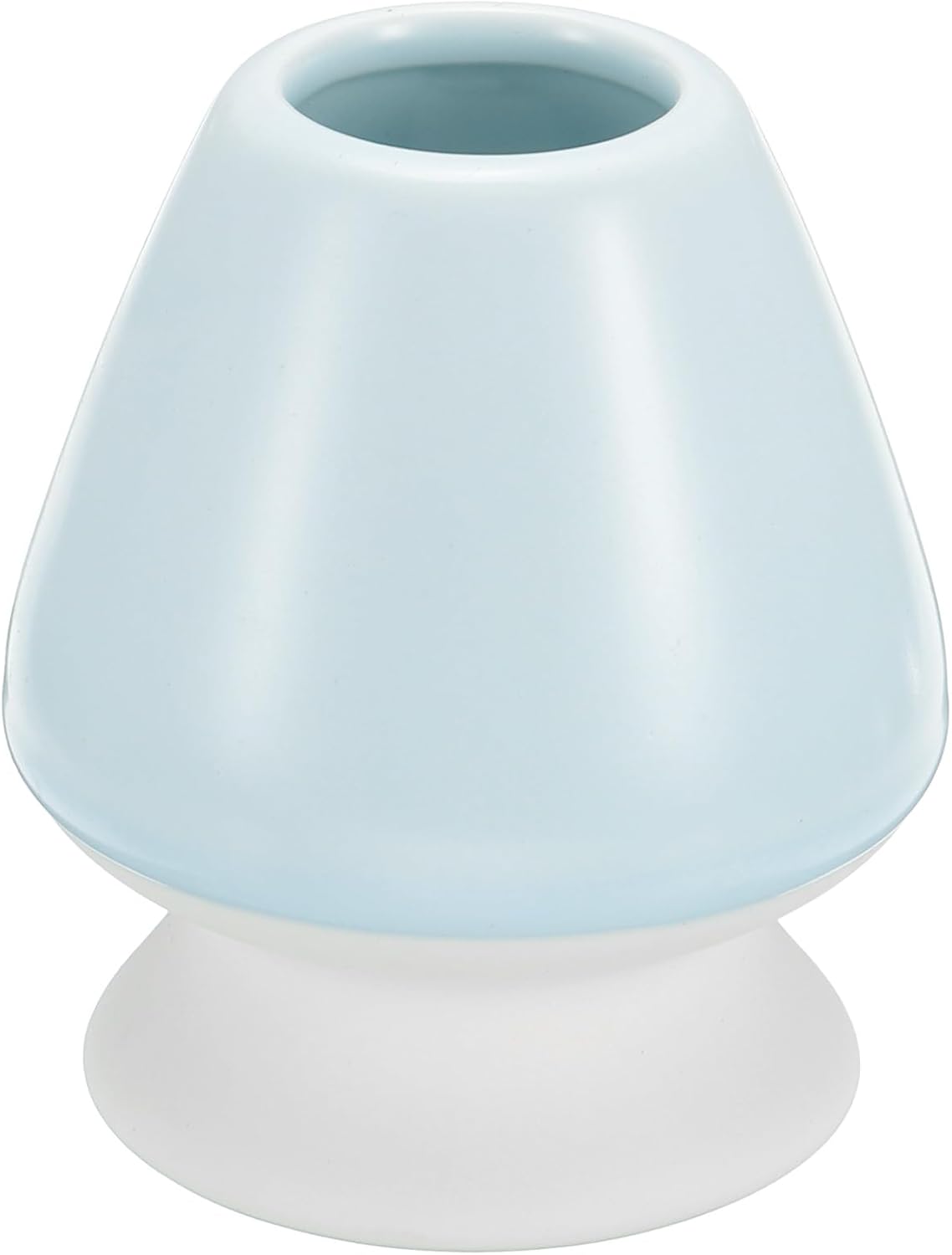 HARFINGTON Ceramic Chasen Stand 73mm Matcha Whisk Holder Teas Set Whisks Stand Traditional Matcha Tea Chasen Holder Tea Set Accessories for Tea Tasting, Light Blue