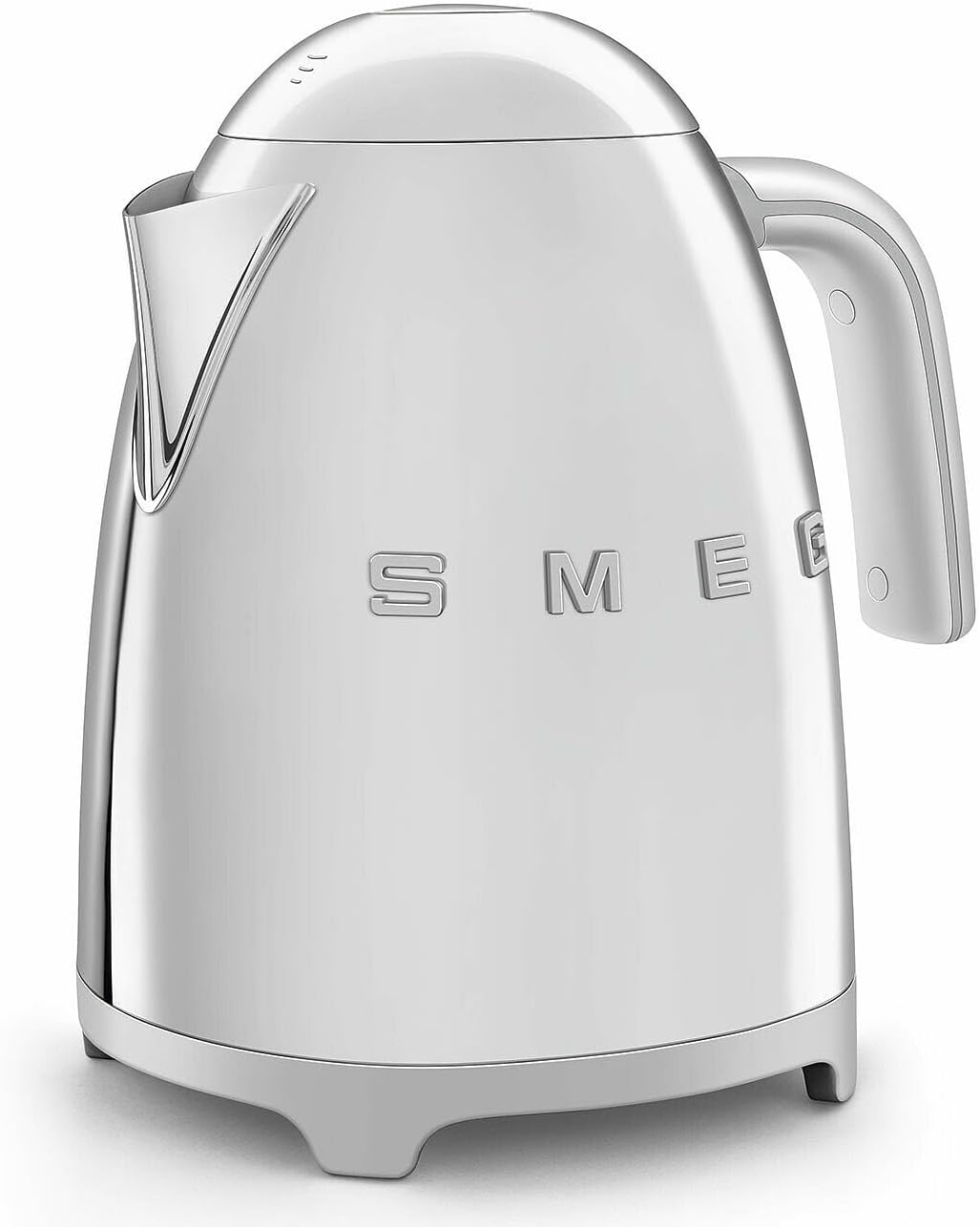 SMEG 50's Retro Style Electric Water Kettle with Automatic Shutoff, Removable Base, and Water Indicator, KLF03SSUS, Polished Stainless Steel