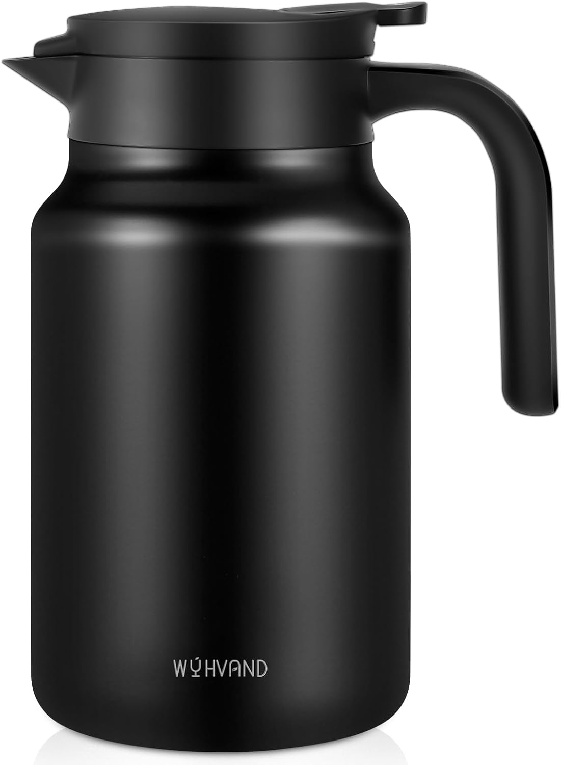 51Oz Thermal Coffee Carafes For Keeping Hot/Cold, Stainless Steel Coffee Carafe, Dustproof Insulated Water Carafe for Party/Home,Black