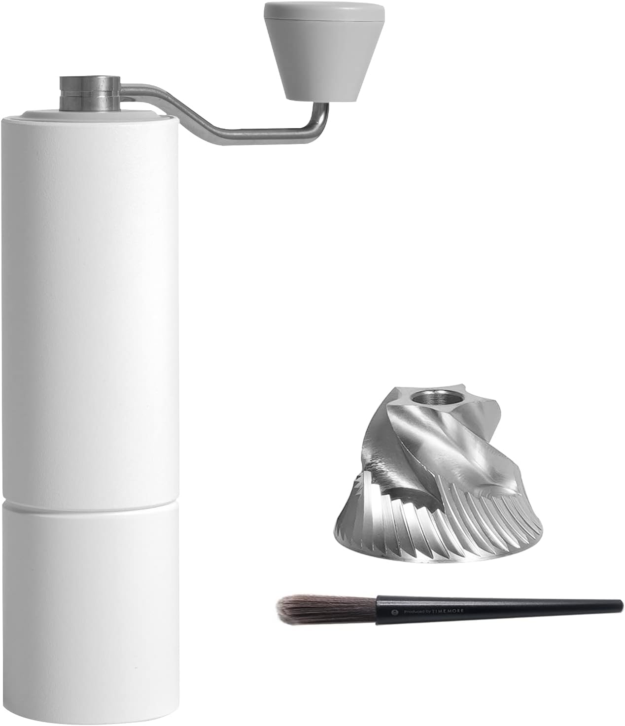 TIMEMORE Chestnut C2 MAX Manual Coffee Grinder with Adjustable Coarseness, Capacity 30g with CNC Stainless Steel Conical Burr, Pour Over Coffee for Hand Grinder of Office Home Traveling Camping