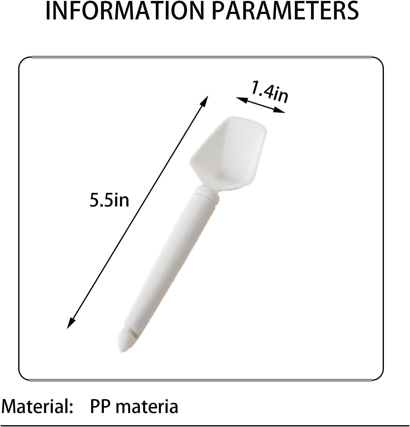 2 SET of 8 PCS Multi-functional sealing clip with measuring spoon Magnetic Coffee Measuring Spoon Sealing Clips with Wall Container Mount, PP materia, Deep Bowl Design (White)