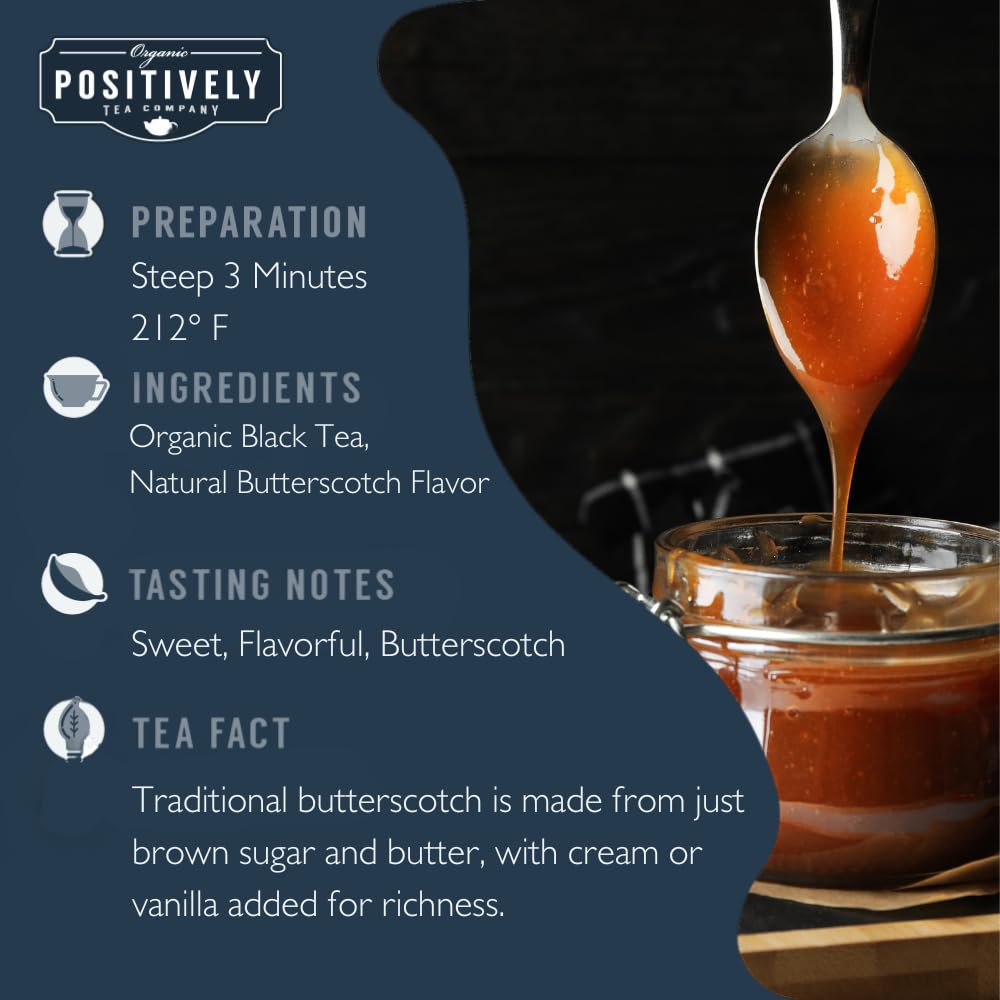 Organic Positively Tea Company, Dessert Tea Sampler, Loose Leaf, 4 Ounce, 3 Pack