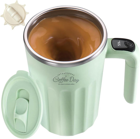 Drink Stirrer,Electric Mixing Mug,Electric Stirring Coffee Mug,Stirring mug, Coffee Mugs,Suitable for Coffee, Milk, Cocoa and Other Beverages