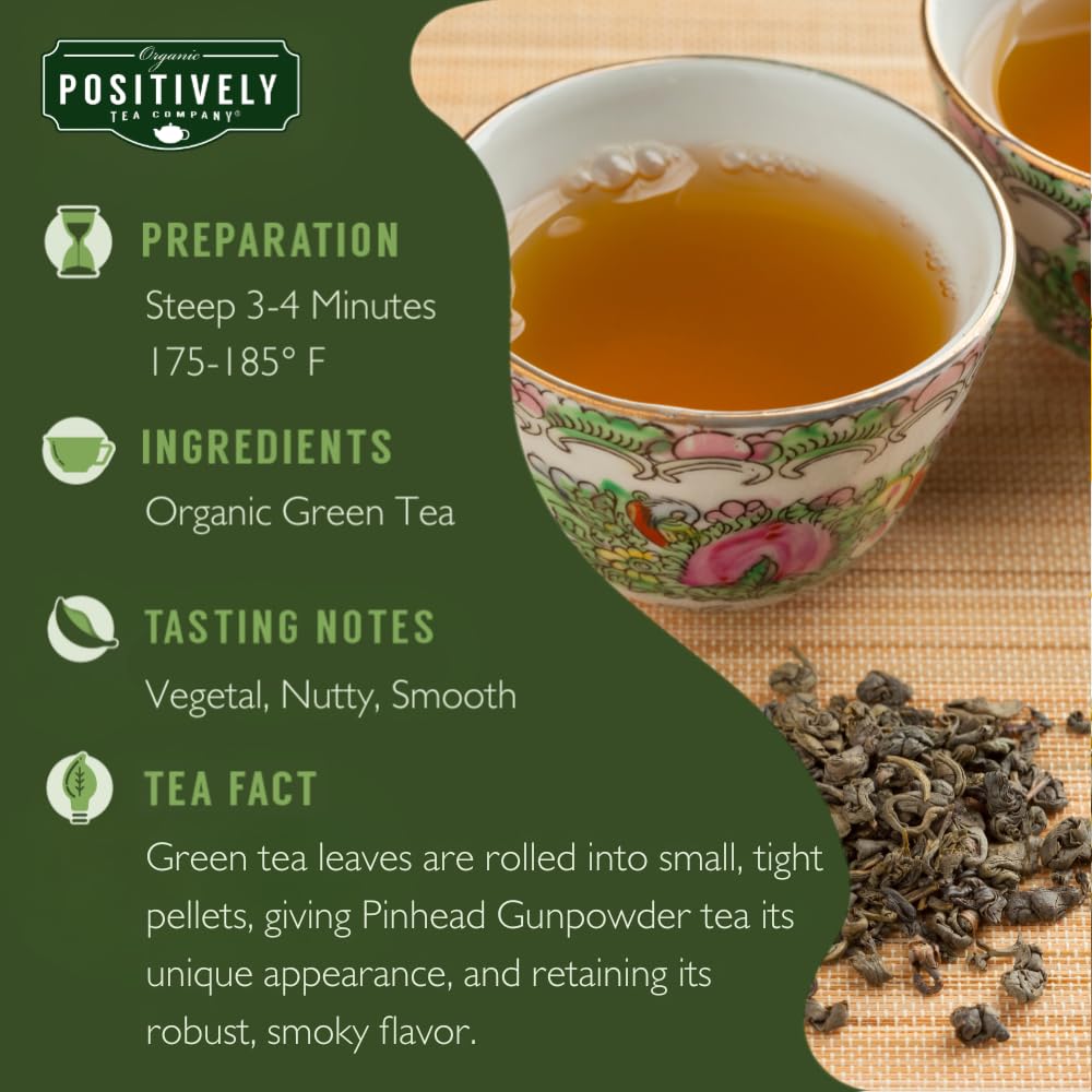 Organic Positively Tea Company, Tea Variety Sampler, Loose Leaf, 4 Ounce, 3 Pack