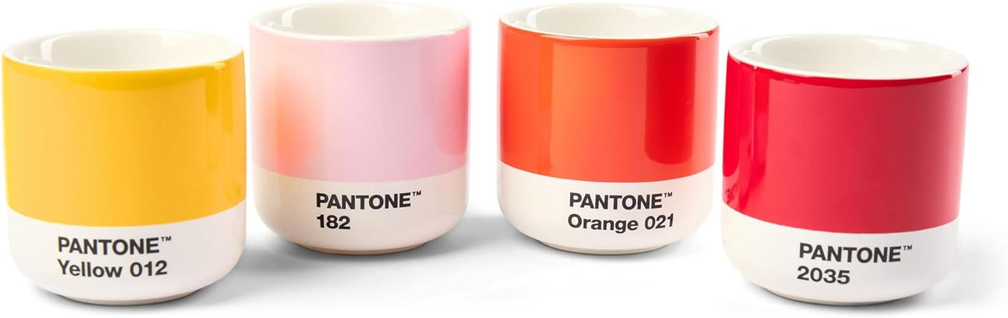 Copenhagen Design Pantone Macchiato Cup - Coffee, Latte, Macchiato Mug - 3.34oz/100ml, Light Pink 182