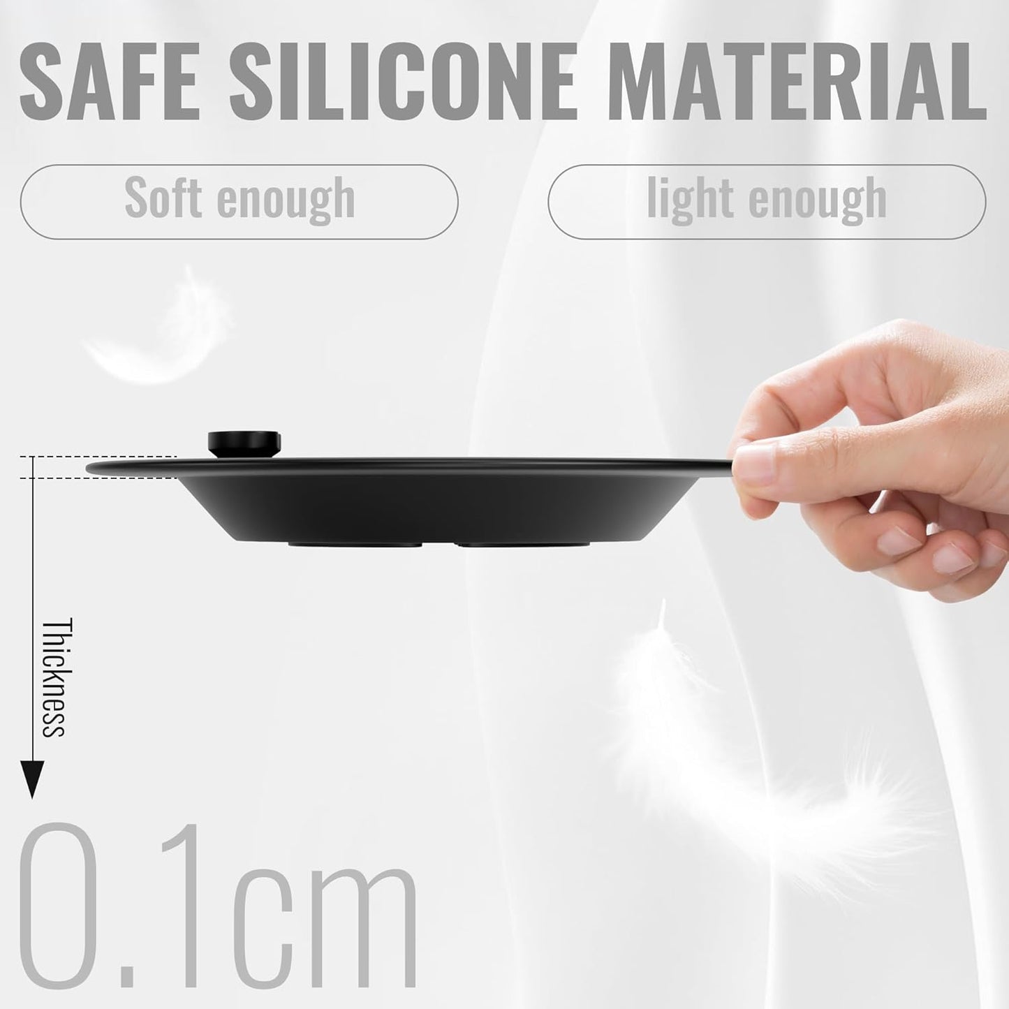 BOGDA Espresso Backflush Cleaning Disc 54mm, 1 Pack Fit For Bre-Ville Cleaning Disc And Bre-Ville Part BES870XL/11.2 Rubber Disks, BES870XL/ BES878BSS/ BES880 etc