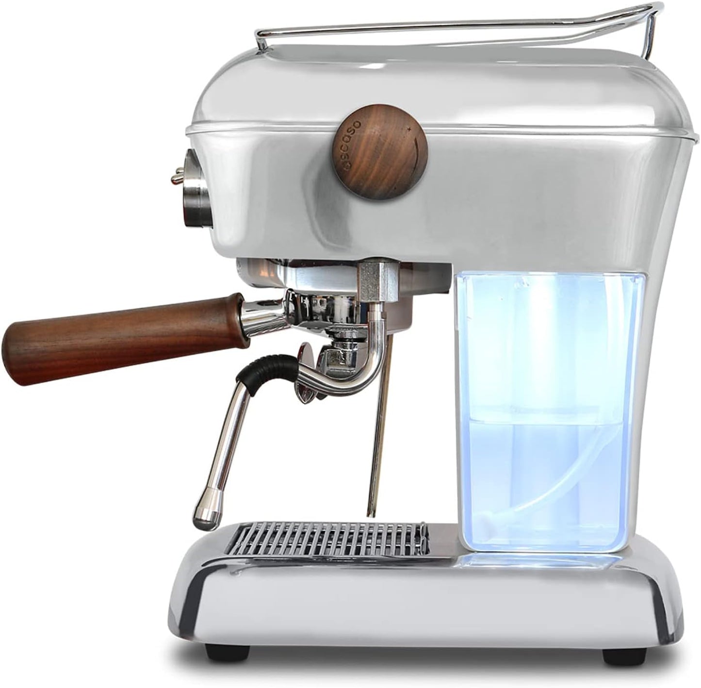 Ascaso Dream PID Programmable Home Espresso Machine w/Volumetric Controls, 120V (Aluminum)