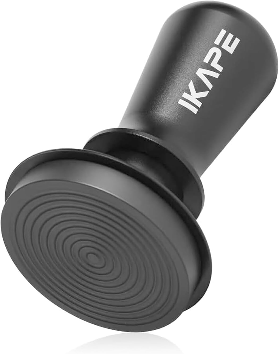 IKAPE 53.3mm Espresso Tamper, Spring-loaded Calibrated Tamper with Titanium Ripple Plating Base, Compatible with 54mm Breville Espresso Bottomless Portafilter