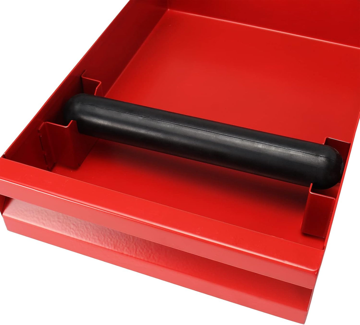 Espresso Coffee Knock Box Drawer, Stainless Steel High Bearing Capacity For Home and Commercial Use,Middle Size 13.77 x 9.84 x 3.54 inch (Red)
