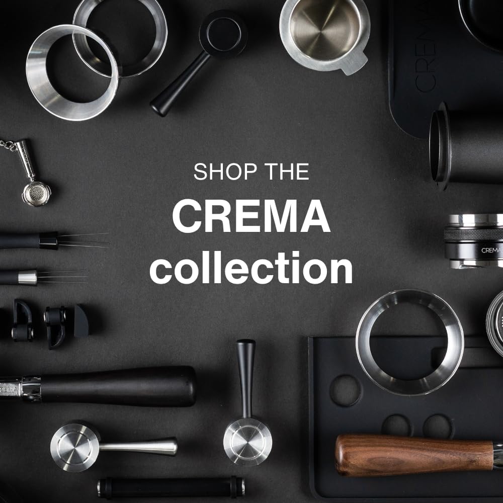 CREMA Coffee Products Replacement Steam Lever for Breville Espresso Machines |Ergonomic Stainless Steel Design|Compatible with Barista Express, Infuser, Barista Pro|Easy Grip|Black/Silver Finish