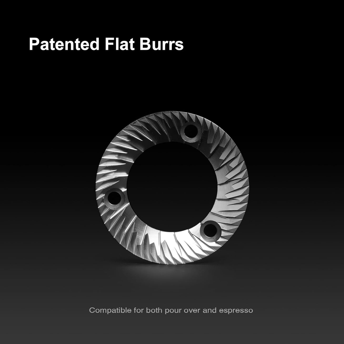 TIMEMORE Sculptor 064S Flat Burr Coffee Bean Grinder, Electric Espresso Grinder with Stepless Coarseness Adjustment, Suitable for Pour over, French Press, Cold Brew - Black