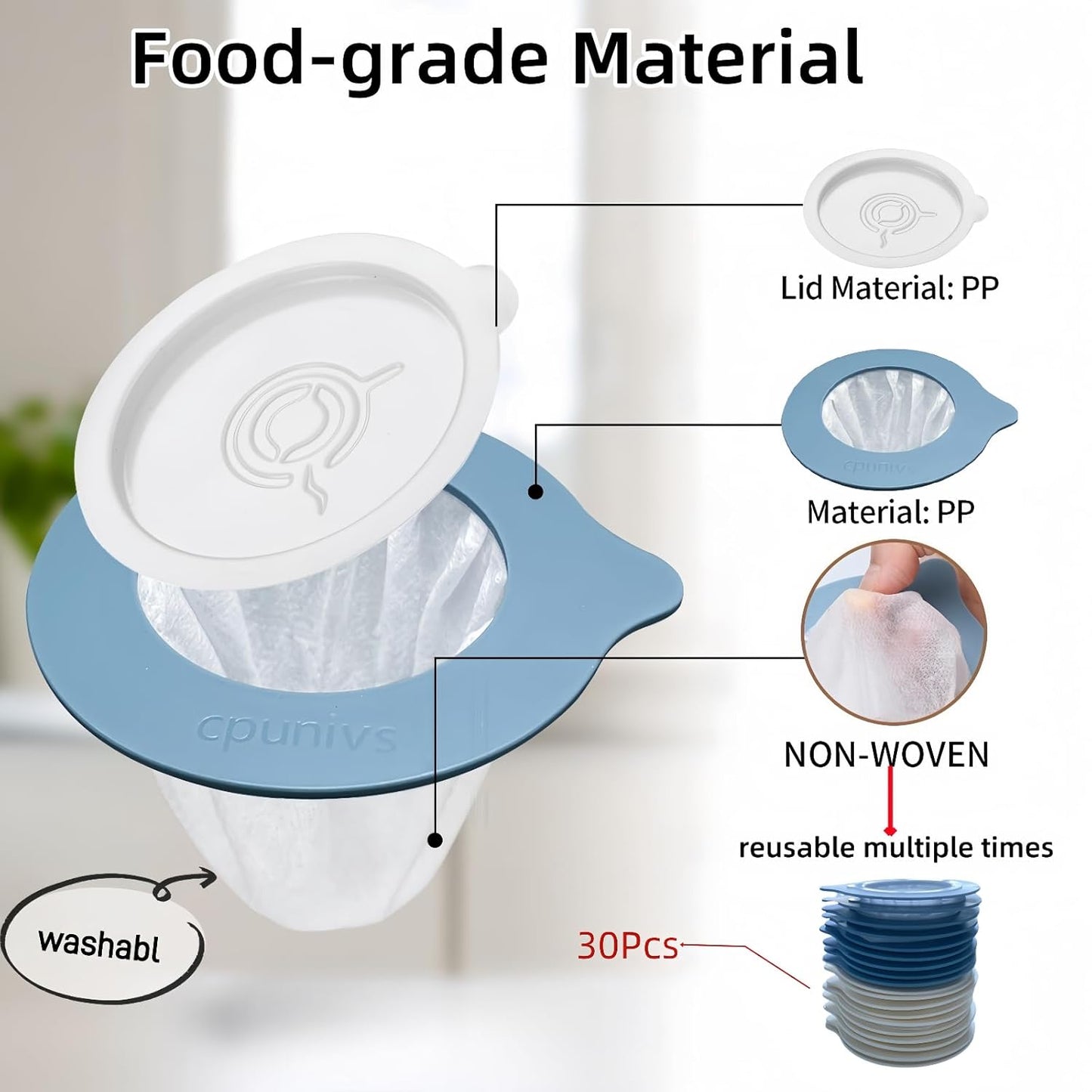 30Pcs Portable Pour Over Coffee Dripper Reusable Coffee Filters Pour Over Coffee Maker for Camping Coffee Travel Coffee Maker Single Serve coffee