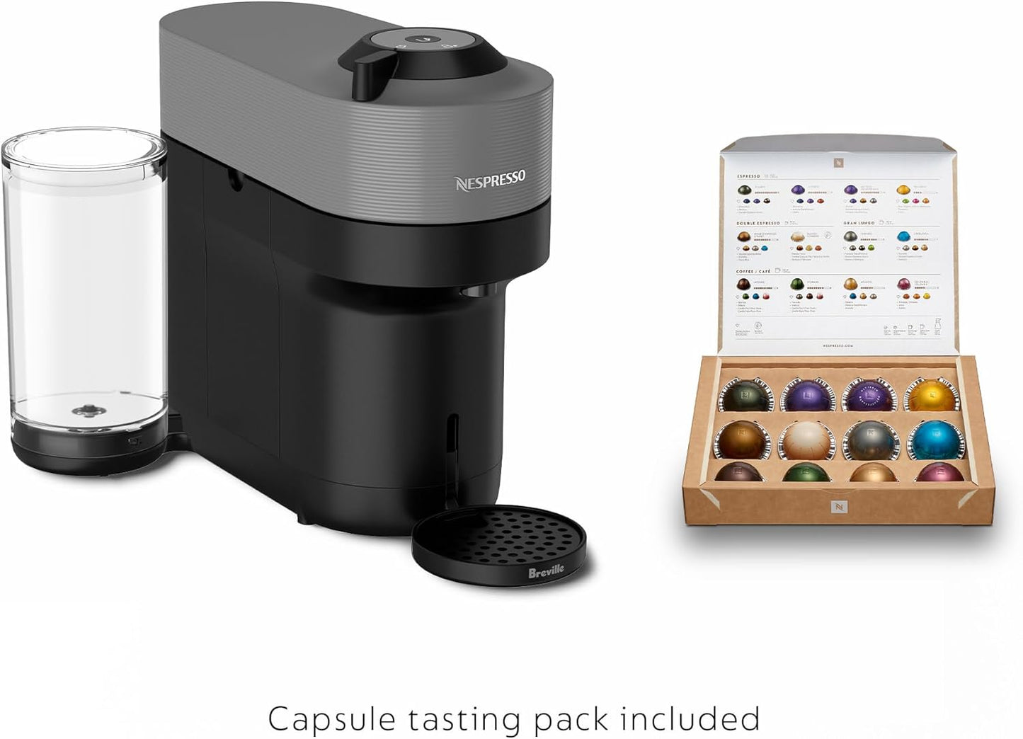 Nespresso Vertuo POP+ by Breville, Dark Grey