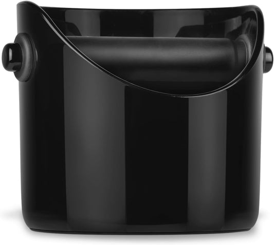 Dreamfarm Big Grindenstèin Sturdy, Compact, Modern Space-Saving Espresso Coffee Grind Knock Box -Black