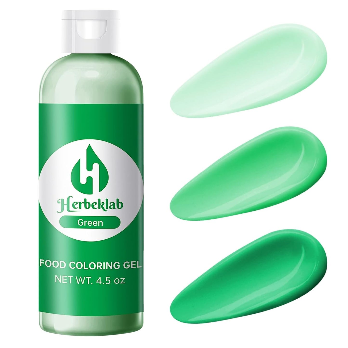Green Food Coloring Gel 4.5 oz Professional Grade Green Food Dye Concentrated Gel Food Coloring for Icing Baking Cake Decorating Cookie